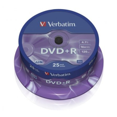 DVD+R Verbatim Advanced AZO 16X - Tarrina-25uds