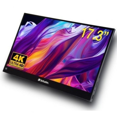 Monitor Portátil Táctil Verbatim PMT-17-4K 17.3" 4K Multimedia