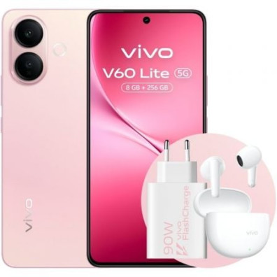 Smartphone Vivo V60 Lite Rosa 5G 8GB/256GB/6.77"
