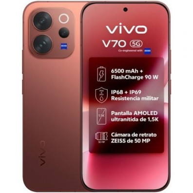 SMARTPHONE VIVO V70 5G GRIS 6.59'' (8+512GB) - Marrón