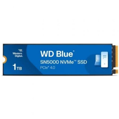 Disco SSD WD Blue SN5000 1TB M.2 PCIe Gen4 - Western Digital - Full Capacity