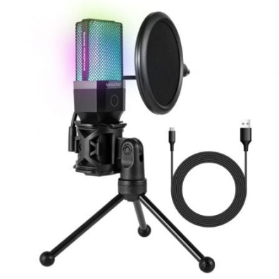 Micrófono Woxter Studio 65 RGB - Ideal para Gaming