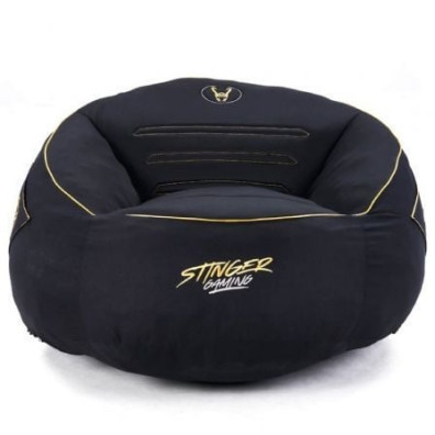 Puff Woxter Stinger Gaming/ con relleno - Negro y Dorado