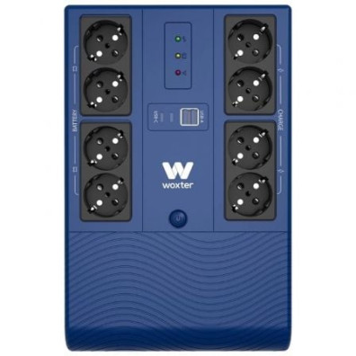 SAI Línea Interactiva Woxter Multibase UPS 1200 VA/ 1200VA-720W/ 8 Salidas - Formato Torre