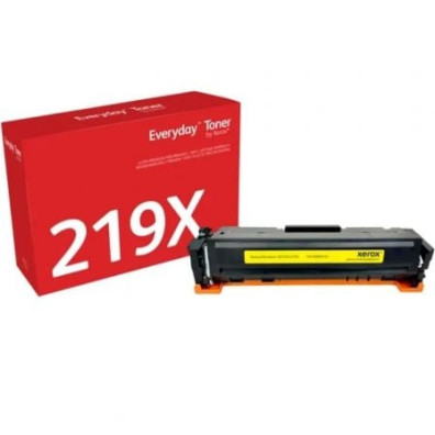 Tóner compatible Xerox 006R05156 compatible con HP W2192X Alta Capacidad/ 2500 páginas - Amarillo