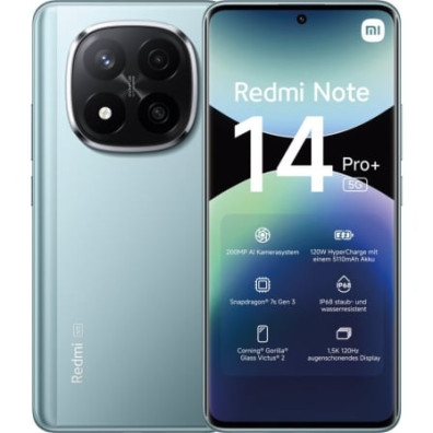 Xiaomi Redmi Note 14 Pro Plus 5G 12GB/256GB Azul - Azul