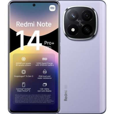 Xiaomi Redmi Note 14 Pro Plus 5G 12GB/256GB Lavanda - Púrpura