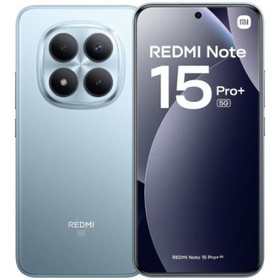 SMARTPHONE XIAOMI REDMI NOTE 15 PRO+ 6.83" 12Gb 512Gb 5G 200MP 32MP BAT6500mAh GLACIER BLUE - Azul Glaciar