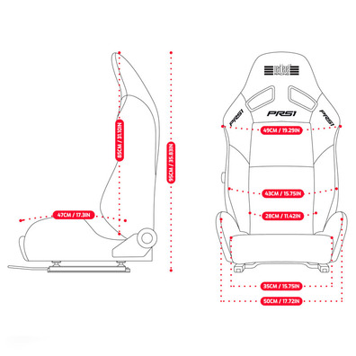 Asiento Reclinable PRS1 Performance Next Level Racing