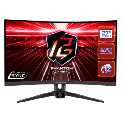 Monitor Gaming Asrock PG27F15RS1A 27 FullHD VA Curvo 240 Hz Freesync Negro