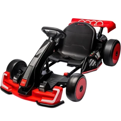 Audi GoKart 24V Rojo para niños - Coche eléctrico