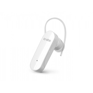 Auricular Bluetooth 3.0 Blanco SBS
