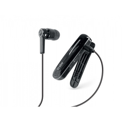 Auricular Bluetooth con clip negro SBS