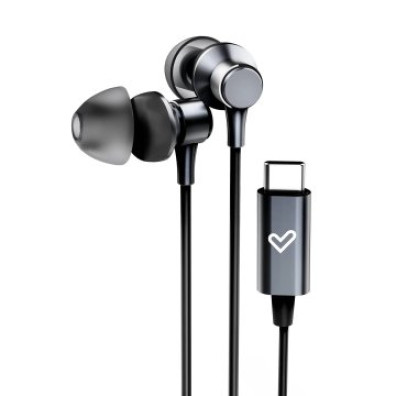 Auricular Energy Sistem Metallized Intrauditivo USB-C Control Remoto Aluminio Grafito con Mic