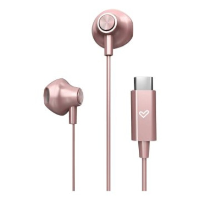 Auriculares Intrauditivos USB-C Energy Sistem Easypods Control de Reproducción Micrófono Rosa