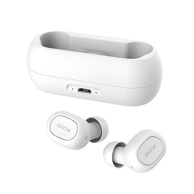 Auriculares Bluetooth 5.0 QCY - QS1 Blanco