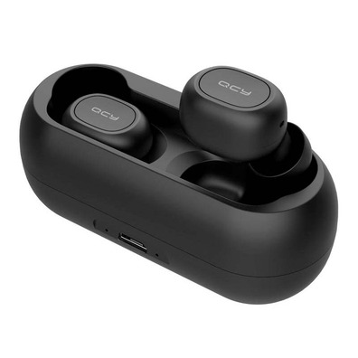 Auriculares Bluetooth 5.0 QCY - QS1 Negro