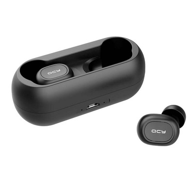 Auriculares Bluetooth 5.0 QCY - QS1 Negro
