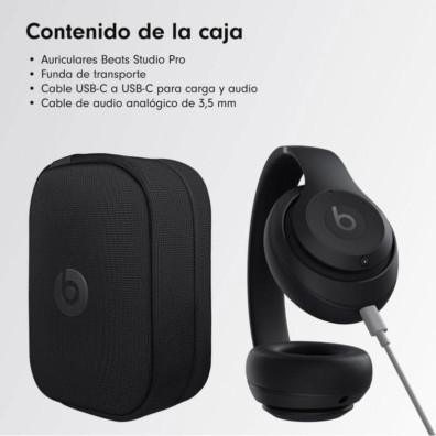 Auriculares Bluetooth Beats Studio Pro ANC Negro