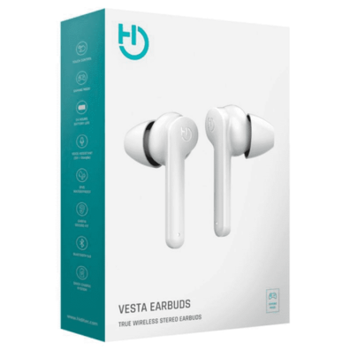 Auriculares Bluetooth Hiditec Vesta White BT5.0 TWS