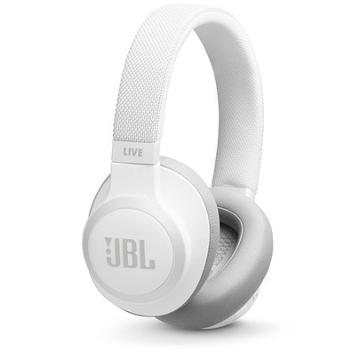 Auriculares Bluetooth JBL Live 650BTNC White