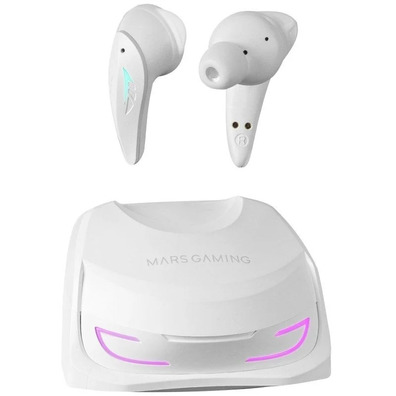 Auriculares Bluetooth Mars Gaming MHI-Ultra Blanco