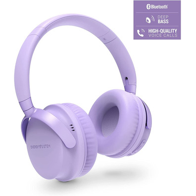 Auriculares Bluetooth Micro Energy Sistem Style 3 Lavender