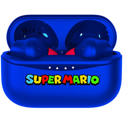 Auriculares Bluetooth OTL Super Mario (Azul)