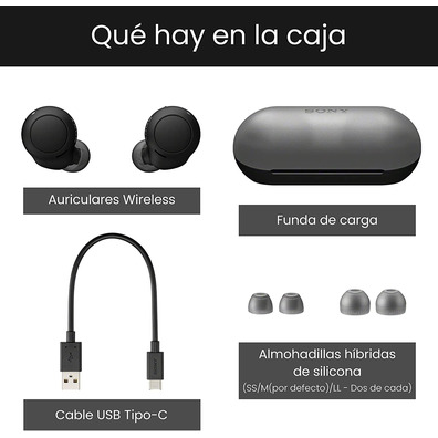 Auriculares Bluetooth Sony WF-C500 Negro