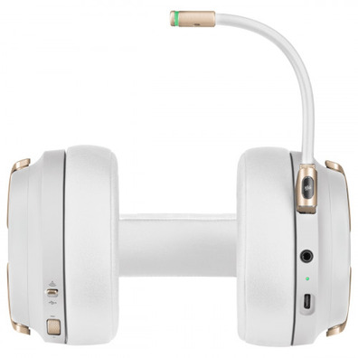 Auriculares Corsair Virtuoso RGB White/Gold