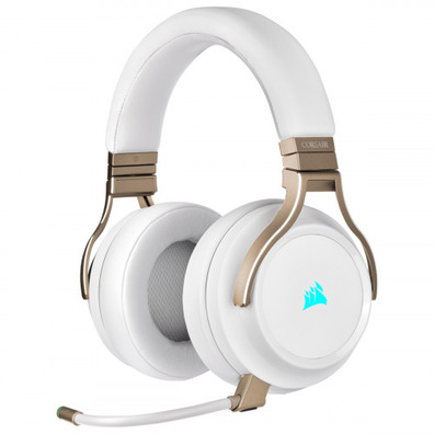 Auriculares Corsair Virtuoso RGB White/Gold