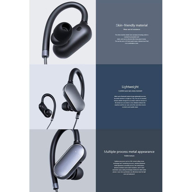 Auriculares Deportivos Inalámbricos Xiaomi Mi Sports Black 15235 Negro