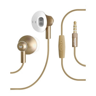 Auriculares Estéreo Shiny SBS Oro