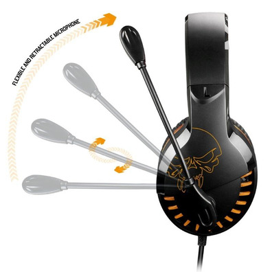 Auriculares Gaming con Micrófono Spirit of Gamer PRO-H3 MultiPlataforma Edition Jack 3.5 Naranja