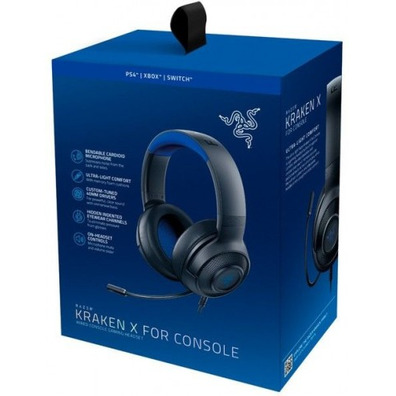 Auriculares Gaming Razer Kraken X PC/PS4/Xbox One