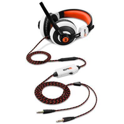 Auriculares Gaming Sharkoon Rush ER2 Rojo/Blanco