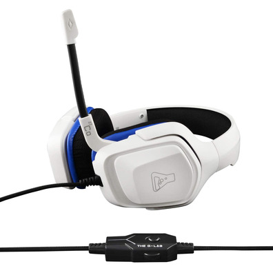 Auriculares Gaming The G-Lab Cobalt Blanco Multiplataforma