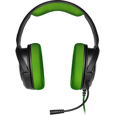 Auriculares HS35 Stereo Negro Verde Corsair