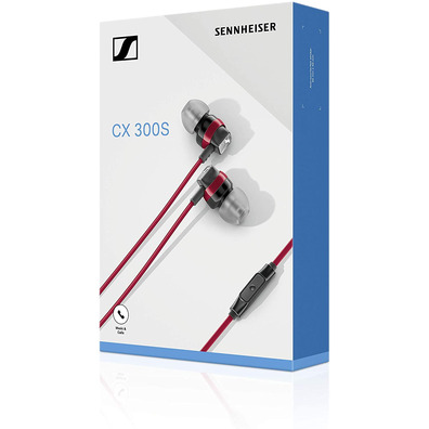 Auriculares in-Ear Sennheiser CX 300s Rojo
