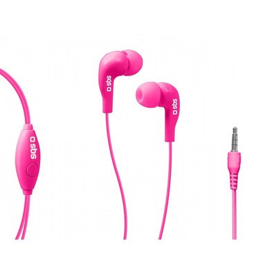 Auriculares In-Ear Studio Mix 10 Rosa SBS