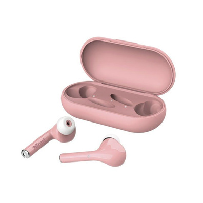 Auriculares In-Ear Trust Nika Touch Pink BT5.0 TWS