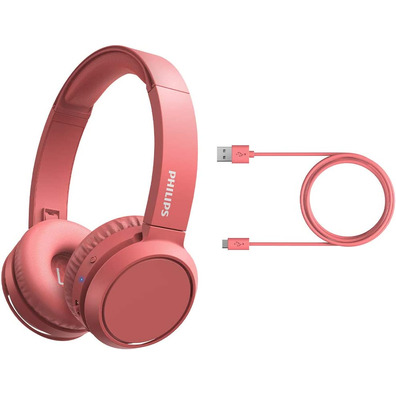Auriculares Inalámbricos Philips TAH4205 Bluetooth Rojos