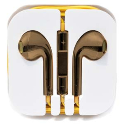 Auriculares Manos Libres para iPhone Champagne Gold