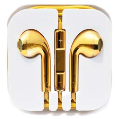 Auriculares Manos Libres para iPhone Oro
