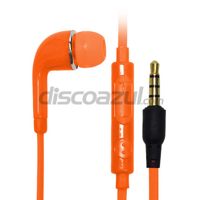 Auriculares con micrófono Samsung Galaxy S4 Naranja