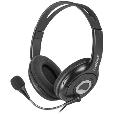 Auriculares NATEC BEAR 2 con micrófono y almohadillas de terciopelo