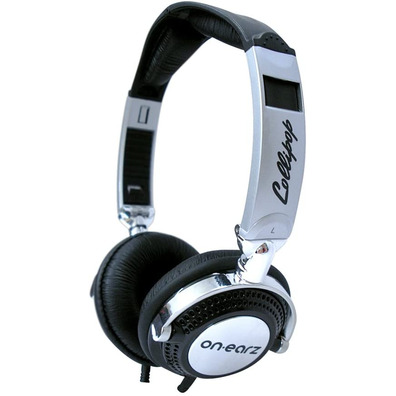 Auriculares On-Earz Lollipop Black Silver