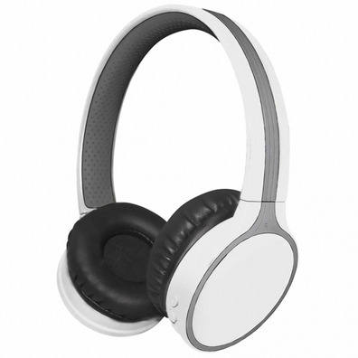 Auriculares On-Earz Lounge II Bluetooth Blanco/Gris