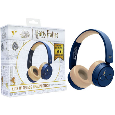 Auriculares OTL Kids Wireless Harry Potter Lightning Bold Scar Navy (Consolas/Smartphones)