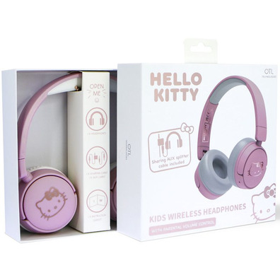 Auriculares OTL Kids Wireless Hello Kitty Rose Gold (Consolas/Smartphones)